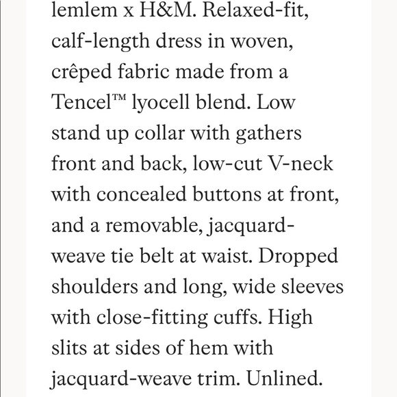 Lemlem X H&M  Midi length Kaftan Dress - Picture 14 of 16